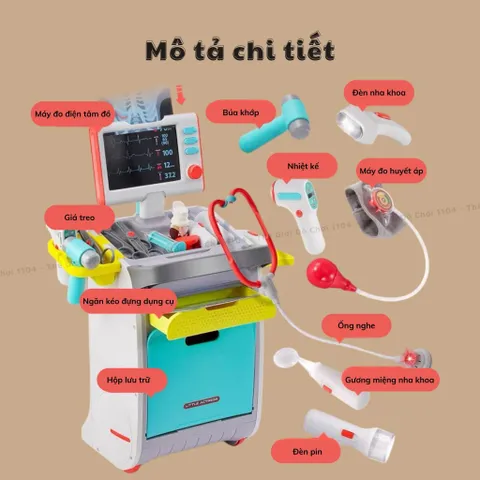 Bộ Đồ Chơi Bác Sĩ Phiên Bản Nâng Cấp - Sự Lựa Chọn Hoàn Hảo Cho Bé Yêu Thích Nhập Vai