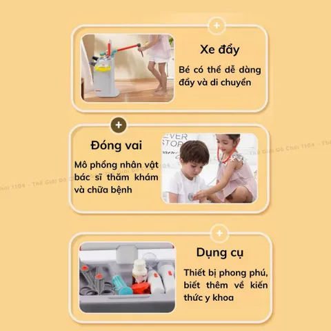 Bộ Đồ Chơi Bác Sĩ Phiên Bản Nâng Cấp - Sự Lựa Chọn Hoàn Hảo Cho Bé Yêu Thích Nhập Vai