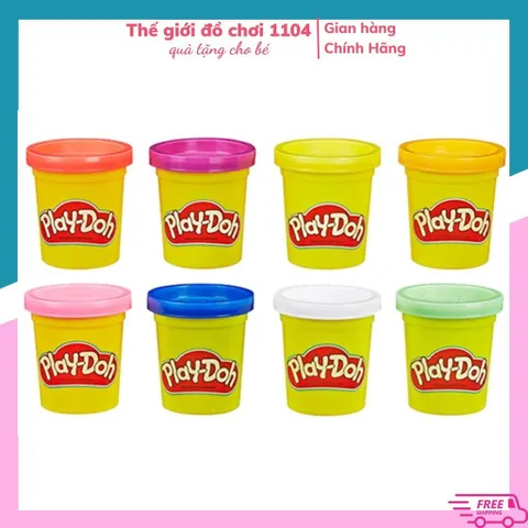Set hủ đất nặn Color Dough đủ màu, đất sét an toàn cho bé, đồ chơi phát triển trí tuệ