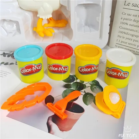 Set hủ đất nặn Color Dough đủ màu, đất sét an toàn cho bé, đồ chơi phát triển trí tuệ