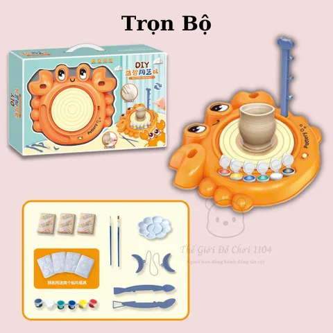 Bộ Dụng Cụ Làm Gốm Cho Bé DIY Pottery Machines - Khơi Dậy Sự Sáng Tạo Nghệ Thuật