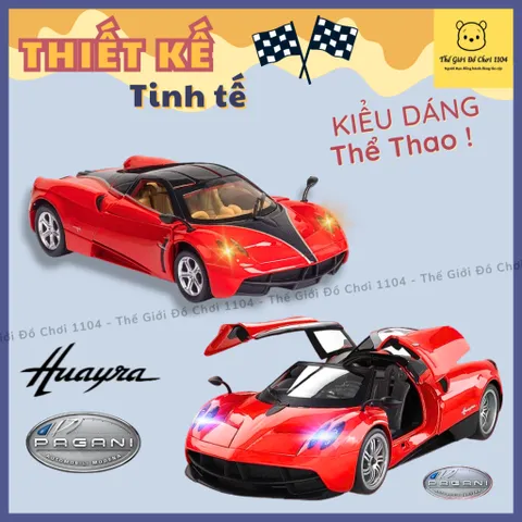 Ô tô điều khiển từ xa sạc pin mô hình siêu xe Pagani Huayra tỉ lệ 1:18