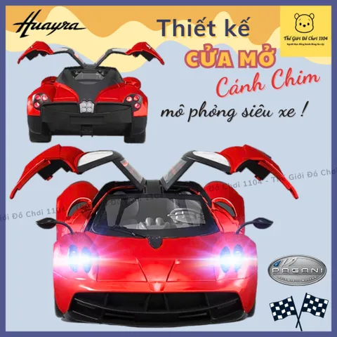 Ô tô điều khiển từ xa sạc pin mô hình siêu xe Pagani Huayra tỉ lệ 1:18