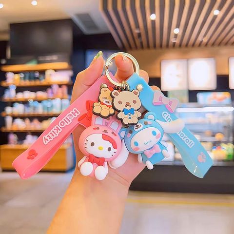 Móc khoá dễ thương hình Lotso loại to, chất liệu nhựa cao cấp, quà tặng giá rẻ, thế giới đồ chơi 1104