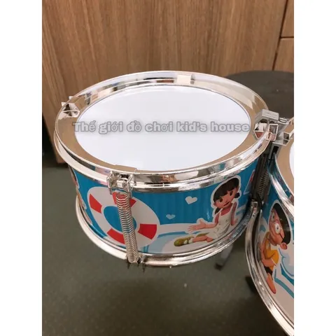 Bộ trống Jazz Drum Doraemon cho bé có ghế ngồi TPHCM