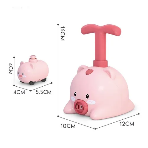 Đồ chơi bơm bóng bay hình lợn dễ thương cho bé giá rẻ tphcm - thế giới đồ chơi 1104