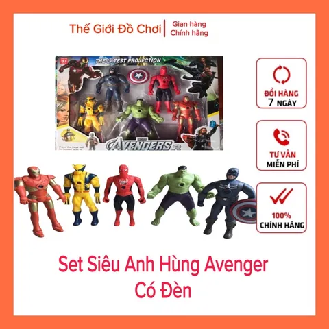 SET 5 siêu anh hùng Avenger có đèn TPHCM