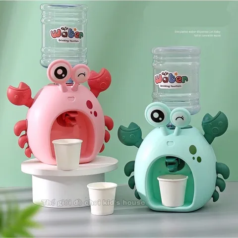 Bình lọc nước uống cho bé hình cua dễ thương nhựa an toàn TPHCM
