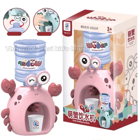 Bình lọc nước uống cho bé hình cua dễ thương nhựa an toàn TPHCM