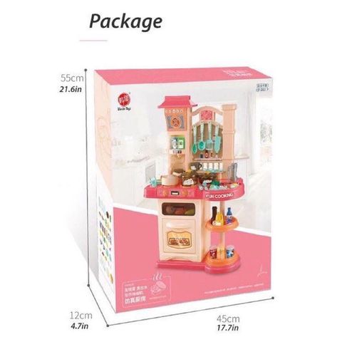 Đồ chơi nấu ăn nhà bếp cỡ lớn có phun khói như thật TPHCM