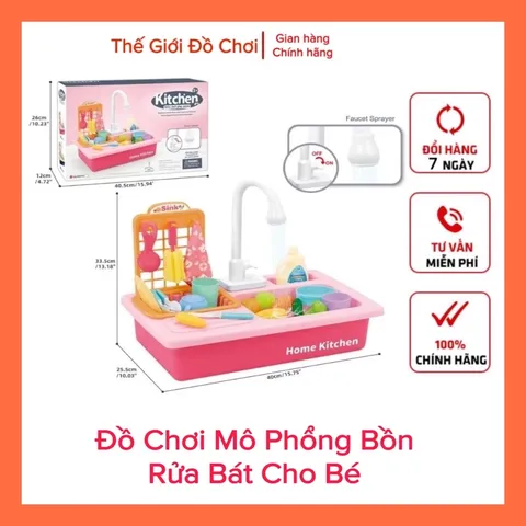 Đồ chơi bồn rửa chén bát cho bé cao cấp phát triển kỹ năng cho bé tphcm