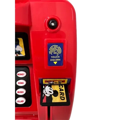 Két sắt ATM Mini cho bé hình Mickey có dấu vân tay và chế độ tự động tphcm