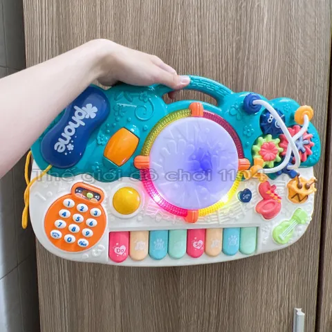 Đồ chơi đàn piano 6 chức năng giáo dục sớm cho bé từ 6 tháng đến 3 tuổi