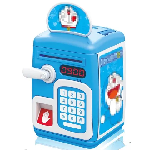 két sắt mini cho bé có dấu vân tay, ống heo cho bé