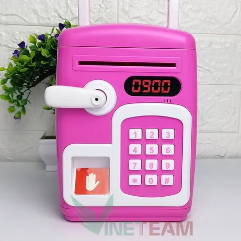 két sắt mini cho bé có dấu vân tay, ống heo cho bé