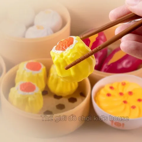Bộ Đồ Chơi Nấu Ăn Cho Bé 82 Chi Tiết, Đồ Chơi DimSum Giá Rẻ TpHCM