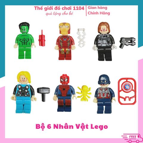 Mô Hình Nhân Vật Lego Ninja, Avengers, Minecraft có Vũ Khí - Đồ Chơi Trẻ Em Hấp Dẫn, Phù Hợp Với Trẻ Từ 3 Tuổi Trở Lên