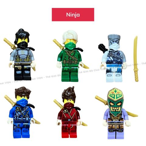 Mô Hình Nhân Vật Lego Ninja, Avengers, Minecraft có Vũ Khí - Đồ Chơi Trẻ Em Hấp Dẫn, Phù Hợp Với Trẻ Từ 3 Tuổi Trở Lên