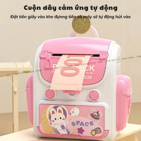 Máy rút tiền mini có mật khẩu và dấu vân tay, đèn soi đồ giả, Két sắt mini, ống heo tiết kiệm