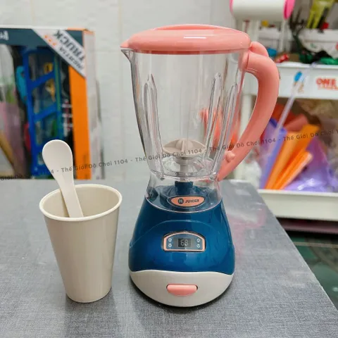 Đồ chơi mô phổng máy sinh tố, xoay được, sử dụng Pin, hiệu ứng âm thanh, thế giới đồ chơi 1104