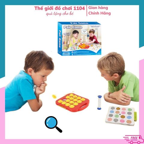 Hộp Đồ Chơi Lật Hình Tìm Điểm Giống Nhau - Phát Triển Tư Duy Cho Bé, Kỹ Năng Ghi Nhớ & Chơi Nhóm - Thích Hợp Cho Trẻ Em Từ 3 Tuổi