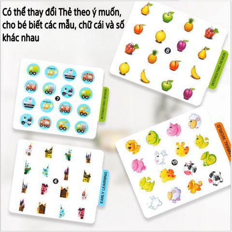 Hộp Đồ Chơi Lật Hình Tìm Điểm Giống Nhau - Phát Triển Tư Duy Cho Bé, Kỹ Năng Ghi Nhớ & Chơi Nhóm - Thích Hợp Cho Trẻ Em Từ 3 Tuổi