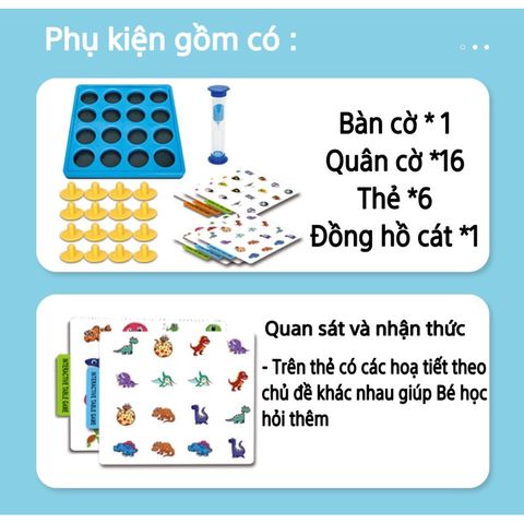 Hộp Đồ Chơi Lật Hình Tìm Điểm Giống Nhau - Phát Triển Tư Duy Cho Bé, Kỹ Năng Ghi Nhớ & Chơi Nhóm - Thích Hợp Cho Trẻ Em Từ 3 Tuổi