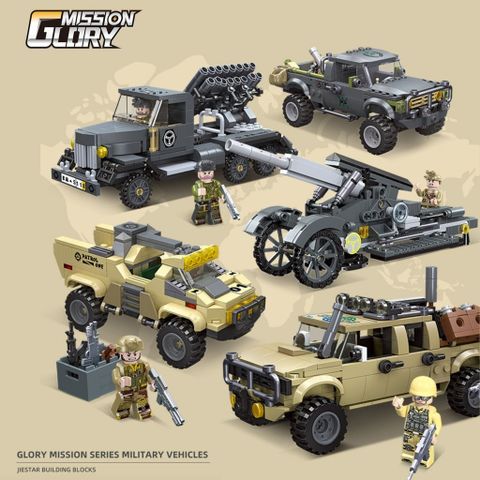 Đồ Chơi Lắp Ráp Lego Xe Quân Sự 314 Mảnh Ghép - Mô Hình Xếp Hình Cho Bé Từ 6 Tuổi - Phát Triển Tư Duy và Kỹ Năng Sáng Tạo