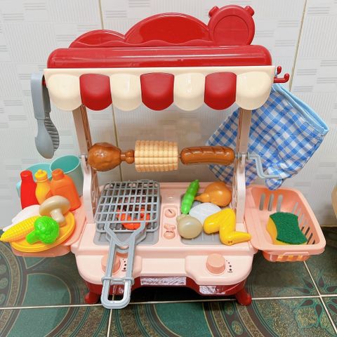 Đồ Chơi Bếp Nấu Ăn Hiệu Ứng Hơi Nước Cho Bé - Bộ Mini 23 Chi Tiết, An Toàn, Học Tập, Giới thiệu Bé Gái 3 Tuổi Trở Lên