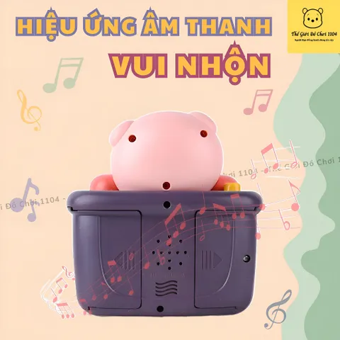 Máy ảnh thổi bong bóng xà phòng BeiDiOu phát nhạc kèm dây đeo 2 lọ xà phòng