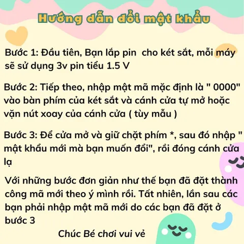 Két sắt mini thông minh đựng tiền tiết kiệm cho bé Ngựa Pony, ống heo tiết kiệm có khóa, thegioidochoi1104