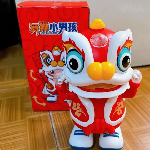 Đồ chơi cậu bé múa lân biết đi, phát nhạc, đồ chơi phát triển trí tuệ, dành cho trẻ sơ sinh
