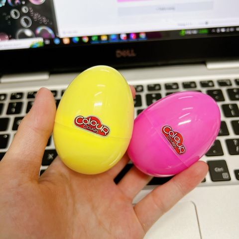 Bộ 4 Quả Trứng Đất Sét Colour Dough - Đất Nặn An Toàn Cho Bé, Đất Nặn Nhiều Màu Sắc Phát Triển Sáng Tạo Trẻ Em Từ 3 Tuổi