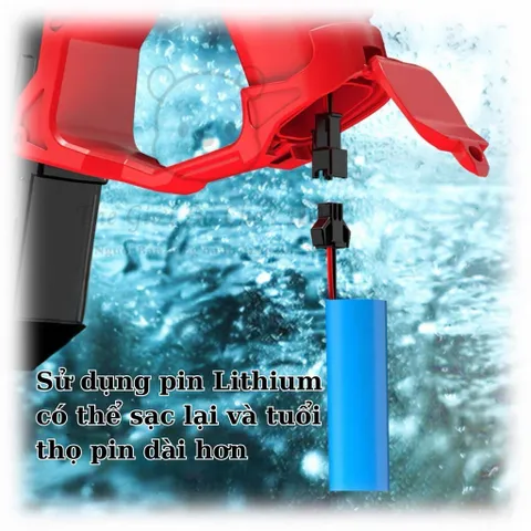 Súng phun nước điện BUAST tự động giá rẻ, đồ chơi sung nước áp lực mạnh [Hộp đẹp]