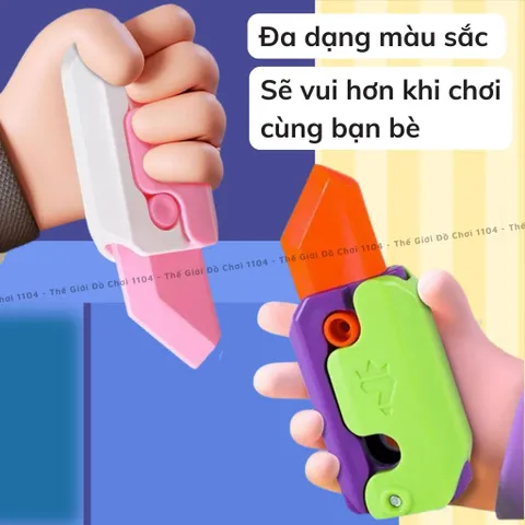 Dao cà rốt trọng lực 3D giá rẻ đồ chơi vô tri