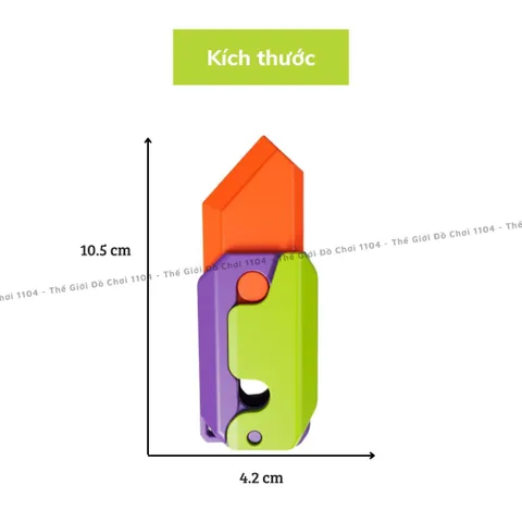 Dao cà rốt trọng lực 3D giá rẻ đồ chơi vô tri