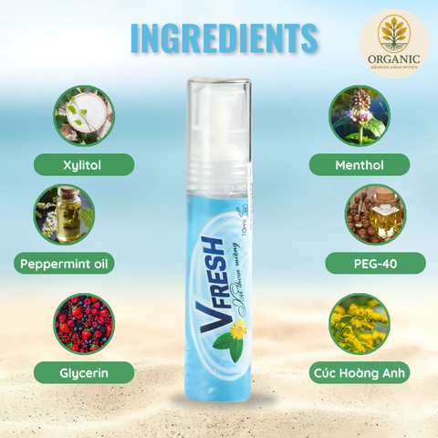 Xịt thơm miệng Vfresh Thảo Mộc Hương Bạc Hà - Giải Pháp Hơi Thở Thơm Mát, Tự Tin Giao Tiếp Mọi Nơi