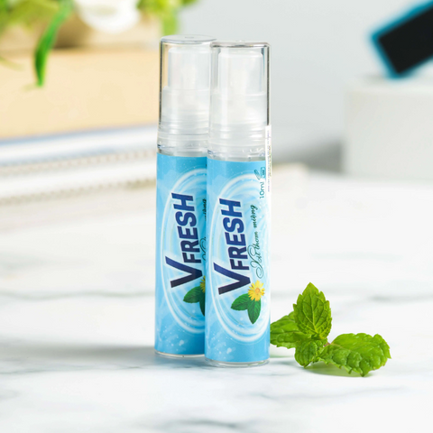 Xịt thơm miệng Vfresh Thảo Mộc Hương Bạc Hà - Giải Pháp Hơi Thở Thơm Mát, Tự Tin Giao Tiếp Mọi Nơi