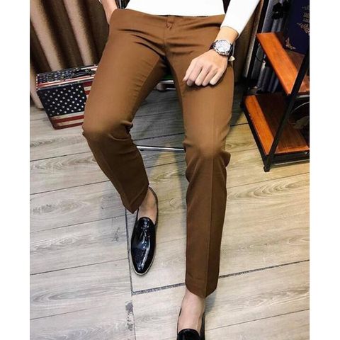 Quần Tây Nam Vàng Bò Body Hàn Quốc Chất Tuyết Mưa Sang Trọng, Dày Dặn, Không Nhăn - Thời Trang Công Sở Đức Thịnh