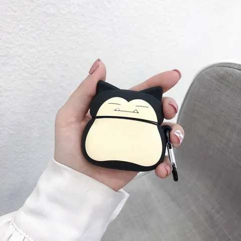 Vỏ Bọc AirPods Silicon Dẻo - Mèo Béo Pokemon Cho AirPods 1 2 PRO - Phụ Kiện Tai Nghe Siêu Cute