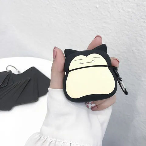 Vỏ Bọc AirPods Silicon Dẻo - Mèo Béo Pokemon Cho AirPods 1 2 PRO - Phụ Kiện Tai Nghe Siêu Cute