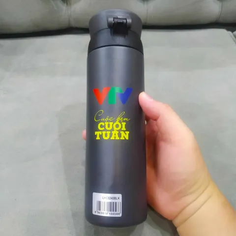 SALE - Bình giữ nhiệt LocknLock Wannabe One Touch 450ml - Phiên bản VTV ảnh thật - nắp bật 1 chạm, giữ nhiệt nóng lạnh L