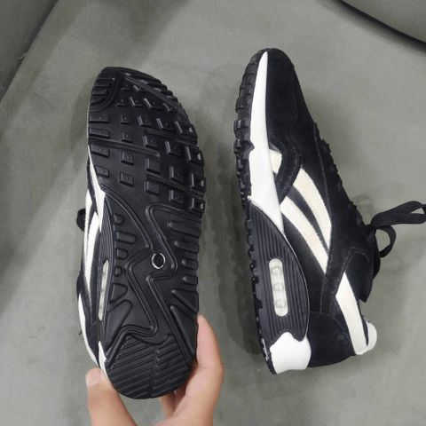 Giày Thể Thao Nam G32 Đen - Sneaker Buộc Dây Thoáng Khí Chất Vải Da Lộn, Phong Cách Trẻ Trung Dành Cho Học Sinh, Đi Chơi