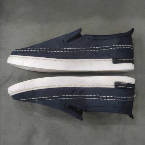 Giày Lười Nam Slip-on G17 Khâu Viền - Giày Vải Chống Trơn, Dễ Phối Đồ Cho Đi Học, Đi Chơi, Đi Làm