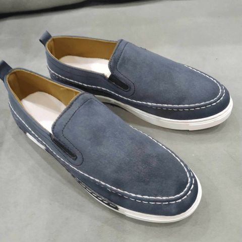 Giày Lười Vải Nam Slip-on G17 - Phong Cách Cá Tính, Đế Cao Su Chống Trơn Trượt, Dễ Phối Đồ, Thời Trang Nam