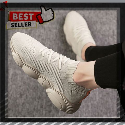 Giày Thể Thao Nam Sneaker G12 - Cổ Thấp, Đế Bằng, Thoáng Khí, Phong Cách Hàn Quốc, Lý Tưởng Đi Học và Đi Chơi, Màu Kem Sang Trọng
