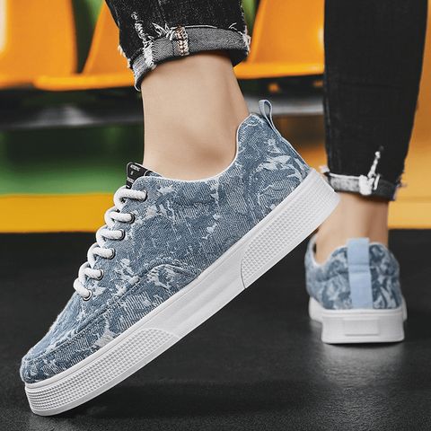 Giày Sneaker Thể Thao Nam Vải Xanh Mã 333 Thời Trang Học Đường - Dễ Phối Đồ, Đảm Bảo Chất Lượng và Giá Tốt