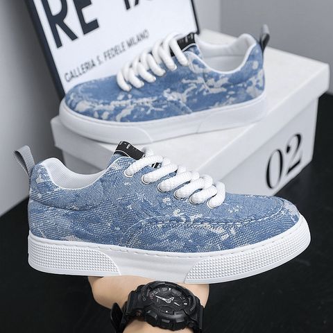 Giày Sneaker Thể Thao Nam Vải Xanh Mã 333 - Mẫu Mới Thời Trang Dễ Phối Đồ, Phong Cách Học Sinh, Đi Chơi Hàng Đẹp Giá Tốt