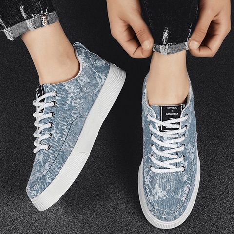 Giày Sneaker Thể Thao Nam Vải Xanh Mã 333 - Mẫu Mới Thời Trang Dễ Phối Đồ, Phong Cách Học Sinh, Đi Chơi Hàng Đẹp Giá Tốt
