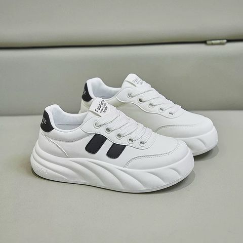 Giày Sneakers Nữ Độn Đế Bánh Mì Hàn Quốc - Thời Trang Đi Học Đi Chơi và Đi Làm - Phối Đồ Dễ Dàng